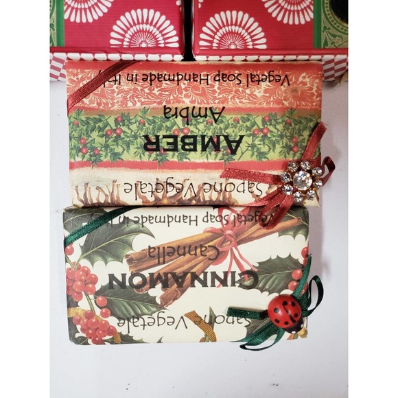 Lot of 5 Michel Soap Peppermint Shea Butter Pure & Simple for Body & Soul NWT - Picture 6 of 9